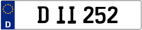 Truck License Plate